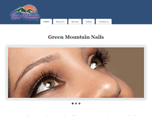 Tablet Screenshot of greenmountainnails.com